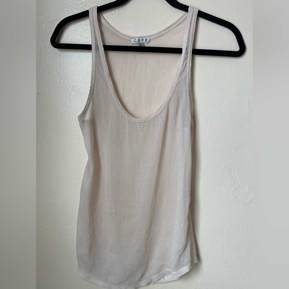 Sheer Tank Top